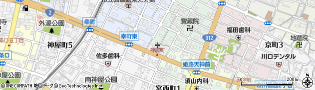 兵庫県姫路市神和町49周辺の地図