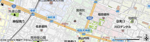 兵庫県姫路市神和町11周辺の地図
