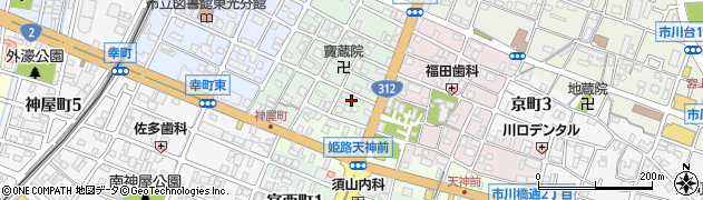兵庫県姫路市神和町7周辺の地図