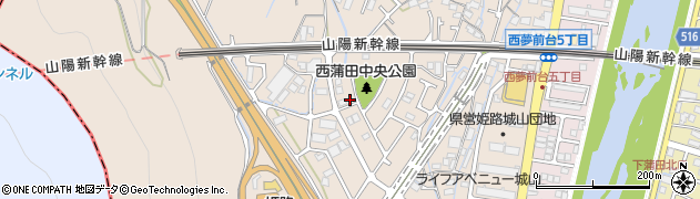 兵庫県姫路市広畑区西蒲田1643周辺の地図
