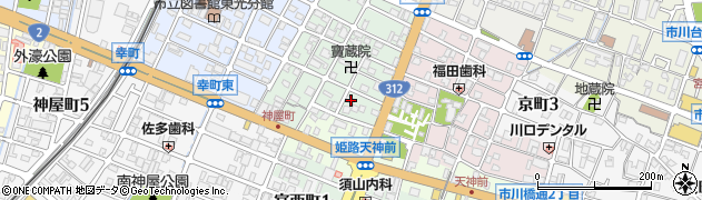 兵庫県姫路市神和町6周辺の地図