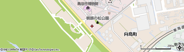 朝顔の松公園周辺の地図