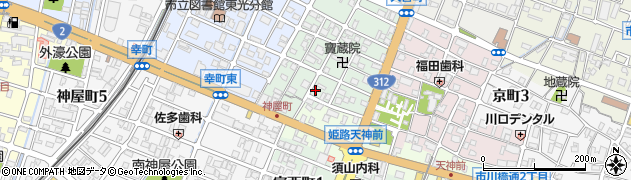 兵庫県姫路市神和町12周辺の地図