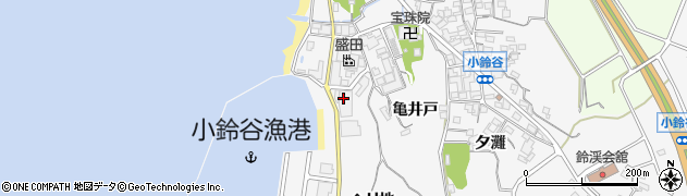 盛田株式会社　小鈴谷工場周辺の地図