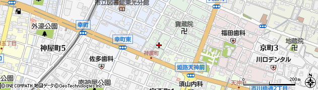 兵庫県姫路市神和町35周辺の地図