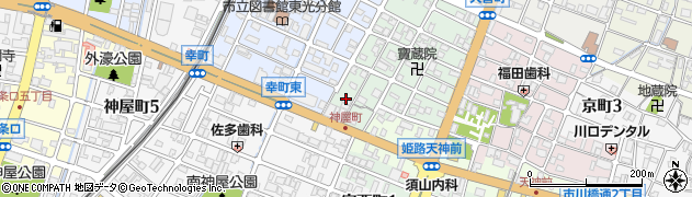 兵庫県姫路市神和町62周辺の地図