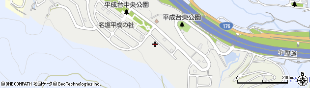 兵庫県西宮市名塩平成台25周辺の地図