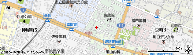 兵庫県姫路市神和町34周辺の地図