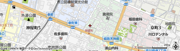 兵庫県姫路市神和町61周辺の地図