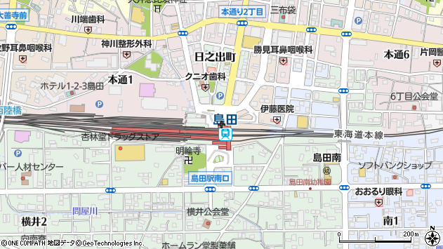 〒427-0029 静岡県島田市日之出町の地図