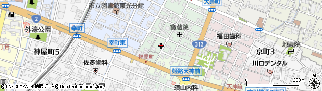 兵庫県姫路市神和町43周辺の地図