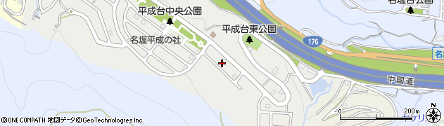 兵庫県西宮市名塩平成台24周辺の地図