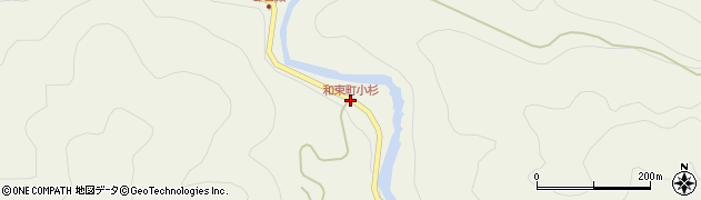 和束町小杉周辺の地図