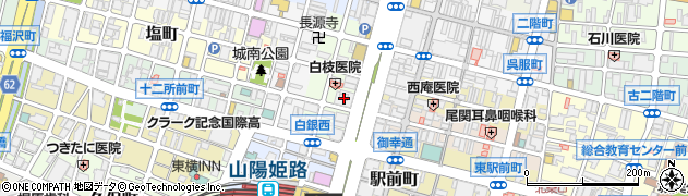 みなと銀行姫路支店周辺の地図