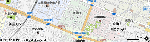 兵庫県姫路市神和町15周辺の地図