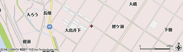 愛知県豊橋市賀茂町杉本周辺の地図