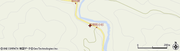 京都府和束町（相楽郡）湯船（中山）周辺の地図