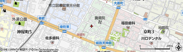 兵庫県姫路市神和町40周辺の地図