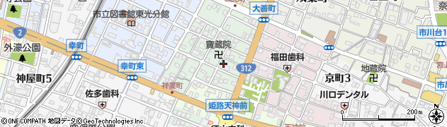兵庫県姫路市神和町90周辺の地図
