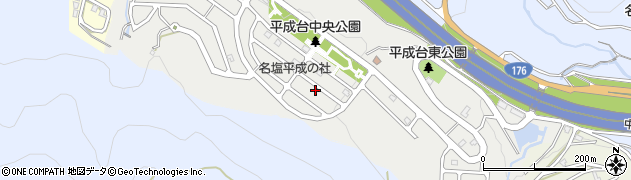 兵庫県西宮市名塩平成台20周辺の地図