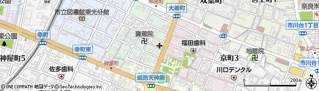 兵庫県姫路市神和町93周辺の地図