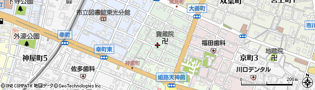 兵庫県姫路市神和町79周辺の地図