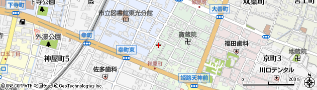 兵庫県姫路市神和町56周辺の地図