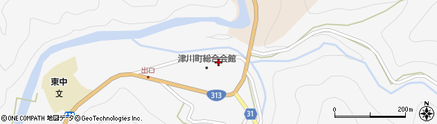 岡山県高梁市津川町今津1760周辺の地図