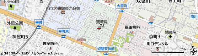 兵庫県姫路市神和町80周辺の地図