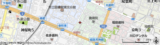 兵庫県姫路市神和町54周辺の地図