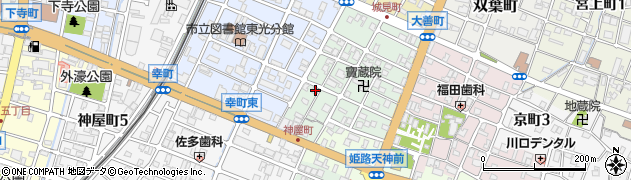 兵庫県姫路市神和町55周辺の地図