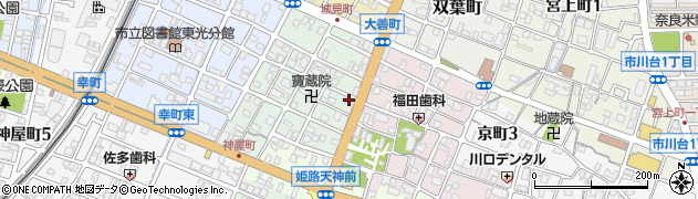 兵庫県姫路市神和町98周辺の地図