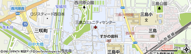 三島コミュニティセンター周辺の地図