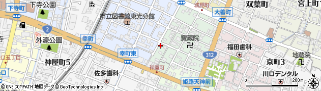 兵庫県姫路市神和町53周辺の地図