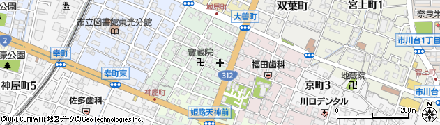 兵庫県姫路市神和町97周辺の地図