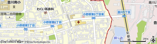セリアＫＯＨＹＯ小野原店周辺の地図