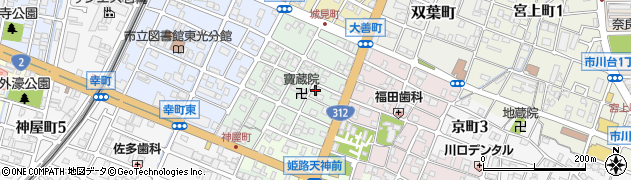 兵庫県姫路市神和町96周辺の地図