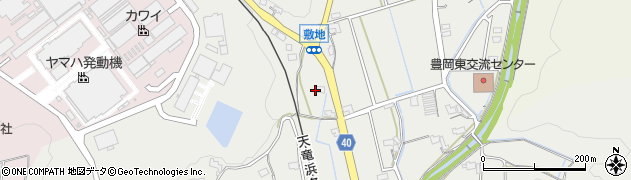 静岡県磐田市敷地600周辺の地図
