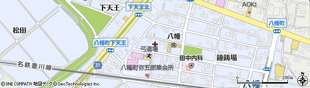 愛知県豊川市八幡町弥五郎周辺の地図