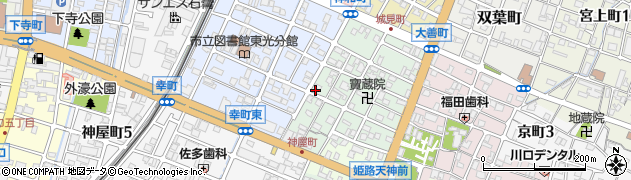 兵庫県姫路市神和町64周辺の地図