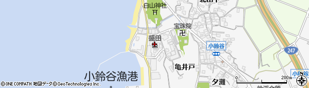 愛知県常滑市小鈴谷亀井戸12周辺の地図