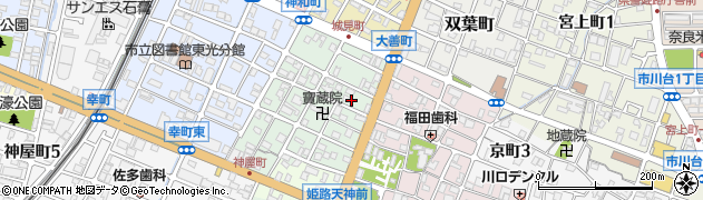 兵庫県姫路市神和町103周辺の地図