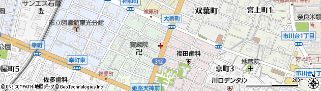 兵庫県姫路市神和町117周辺の地図