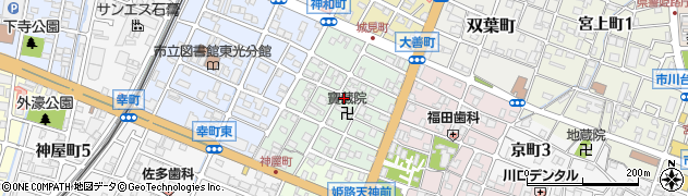 兵庫県姫路市神和町83周辺の地図