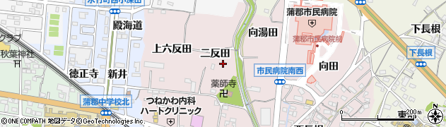 西田川周辺の地図