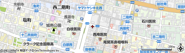 姫路カイロプラクティックオフィス長田治療院周辺の地図