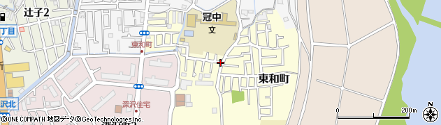 大阪府高槻市東和町周辺の地図