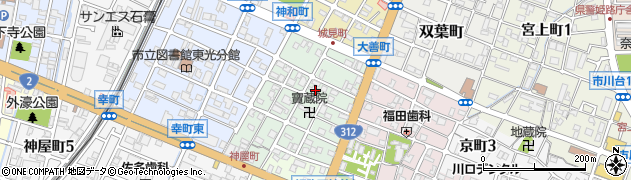 兵庫県姫路市神和町110周辺の地図