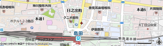 千年の宴 島田北口駅前店周辺の地図