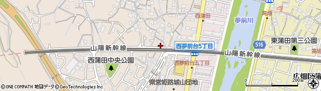 兵庫県姫路市広畑区西蒲田449周辺の地図